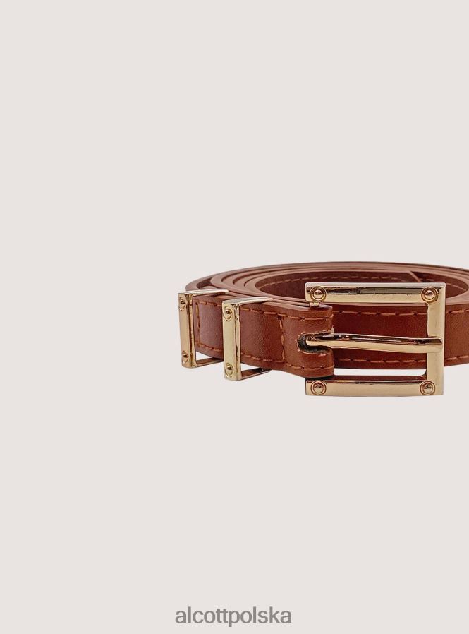 Akcesoria Alcott cintura sottile effetto pelle czarny kobiety 2TXFF6533