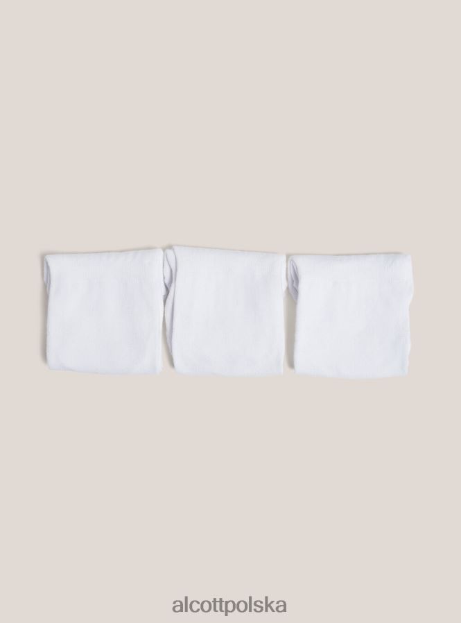 Akcesoria Alcott zestaw 3 par skarpetek na stopy biały kobiety 2TXFF6562