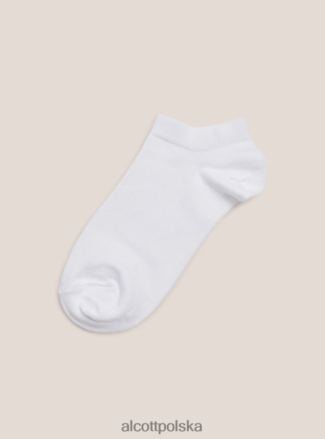 Akcesoria Alcott zestaw 4 paia calzini tinta unita wh1 ecru kobiety 2TXFF6368