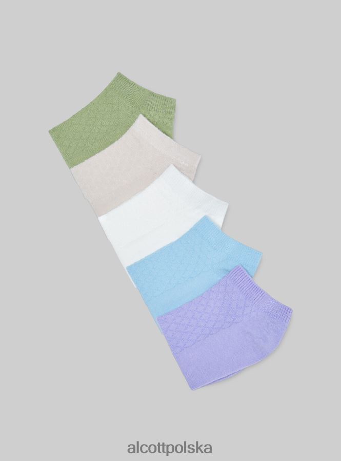 Akcesoria Alcott zestaw 5 paia di calzini wielobarwność kobiety 2TXFF6524