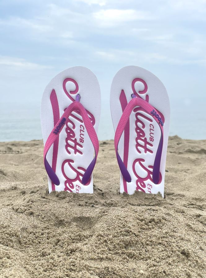 buty Alcott logo infradito c6575 zielony kobiety 2TXFF6132