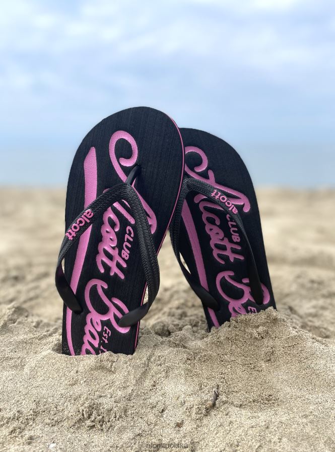 buty Alcott logo infradito c6575 zielony kobiety 2TXFF6133