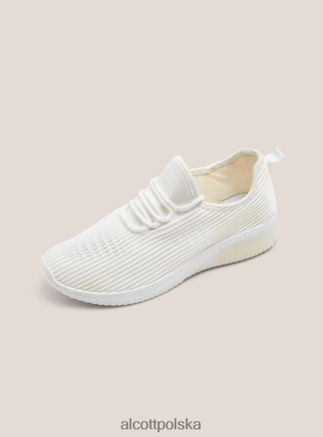buty Alcott Scarpe w Tessuto Leggero traforato wh2 biały kobiety 2TXFF6548