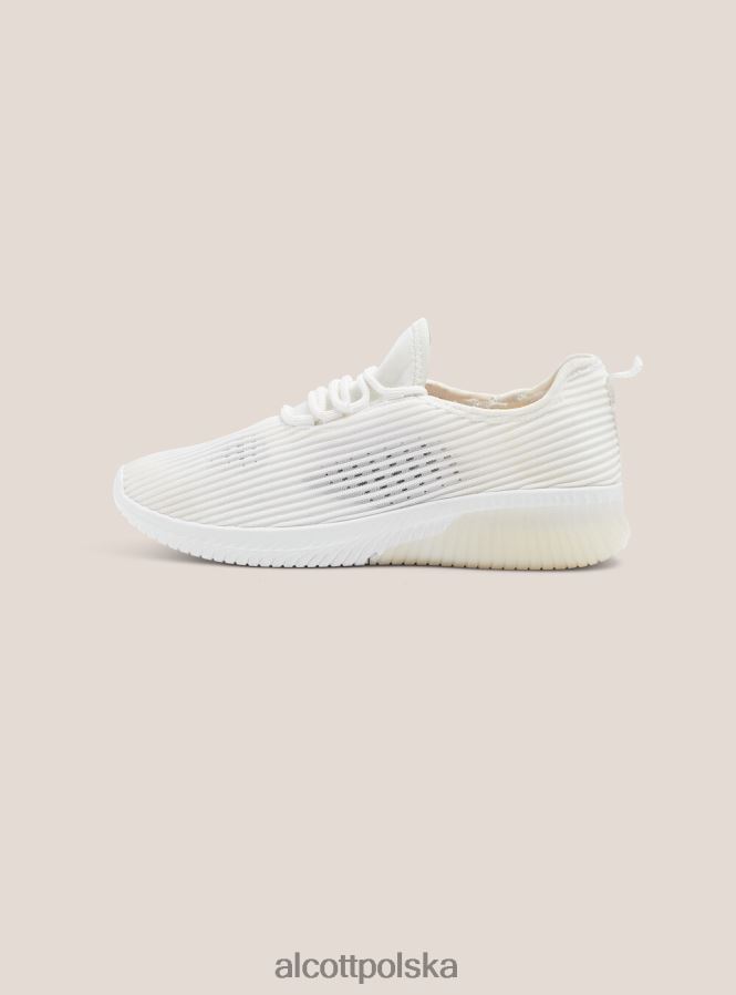 buty Alcott Scarpe w Tessuto Leggero traforato wh2 biały kobiety 2TXFF6548
