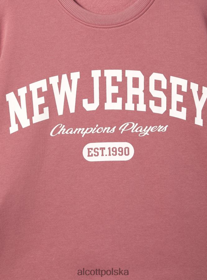 odzież Alcott Bluza o wygodnym kroju typu college z okrągłym dekoltem średni az2 azzurre kobiety 2TXFF6446