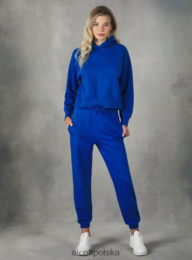 odzież Alcott Krótka bluza z wygodnym kapturem bk1 czarny kobiety 2TXFF6191