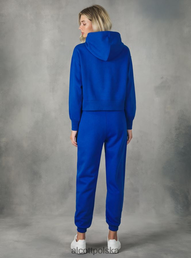 odzież Alcott Krótka bluza z wygodnym kapturem bk1 czarny kobiety 2TXFF6191