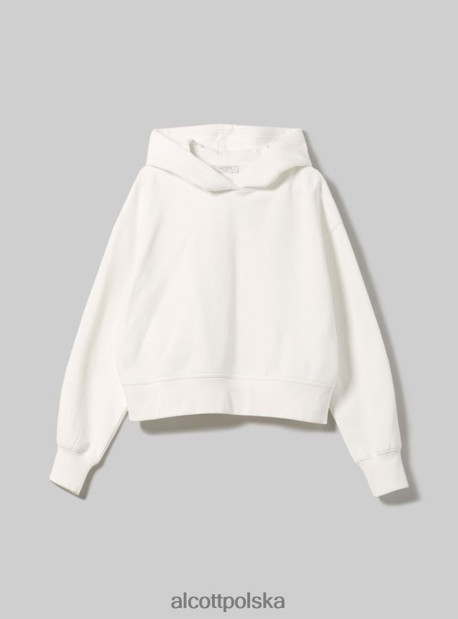 odzież Alcott Krótka bluza z wygodnym kapturem bk1 czarny kobiety 2TXFF6376