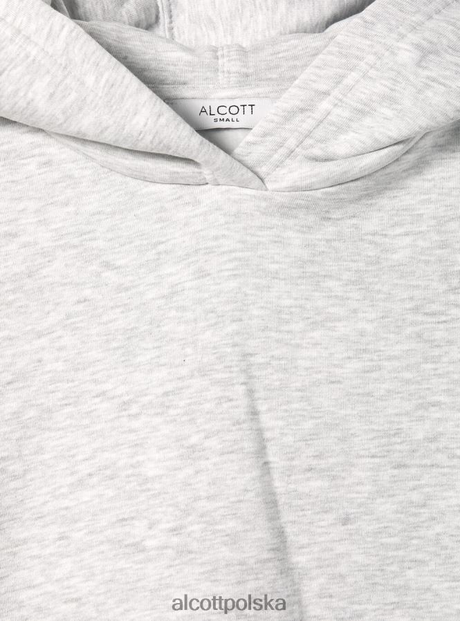 odzież Alcott Krótka bluza z wygodnym kapturem bk1 czarny kobiety 2TXFF6420