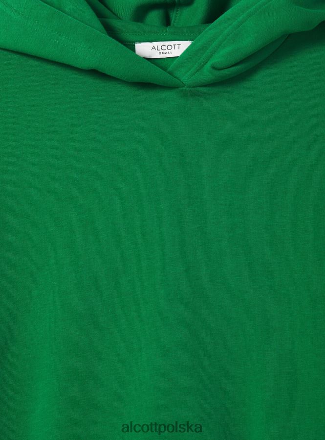 odzież Alcott Krótka bluza z wygodnym kapturem bk1 czarny kobiety 2TXFF6499