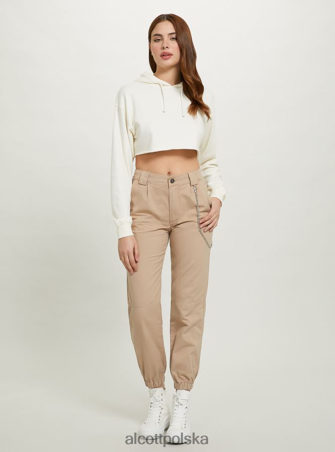 odzież Alcott krótka bluza z kapturem bk1 czarny kobiety 2TXFF6208