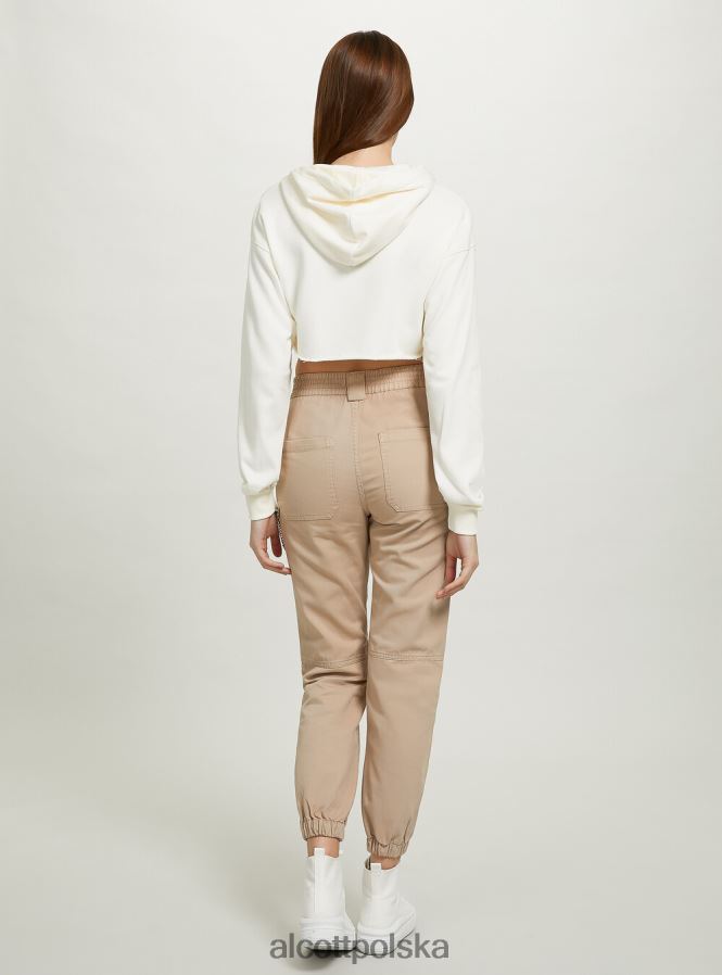 odzież Alcott krótka bluza z kapturem bk1 czarny kobiety 2TXFF6208