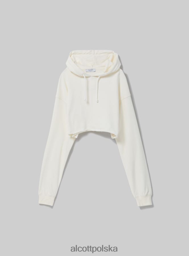 odzież Alcott krótka bluza z kapturem bk1 czarny kobiety 2TXFF6208