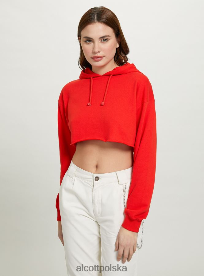 odzież Alcott krótka bluza z kapturem bk1 czarny kobiety 2TXFF647