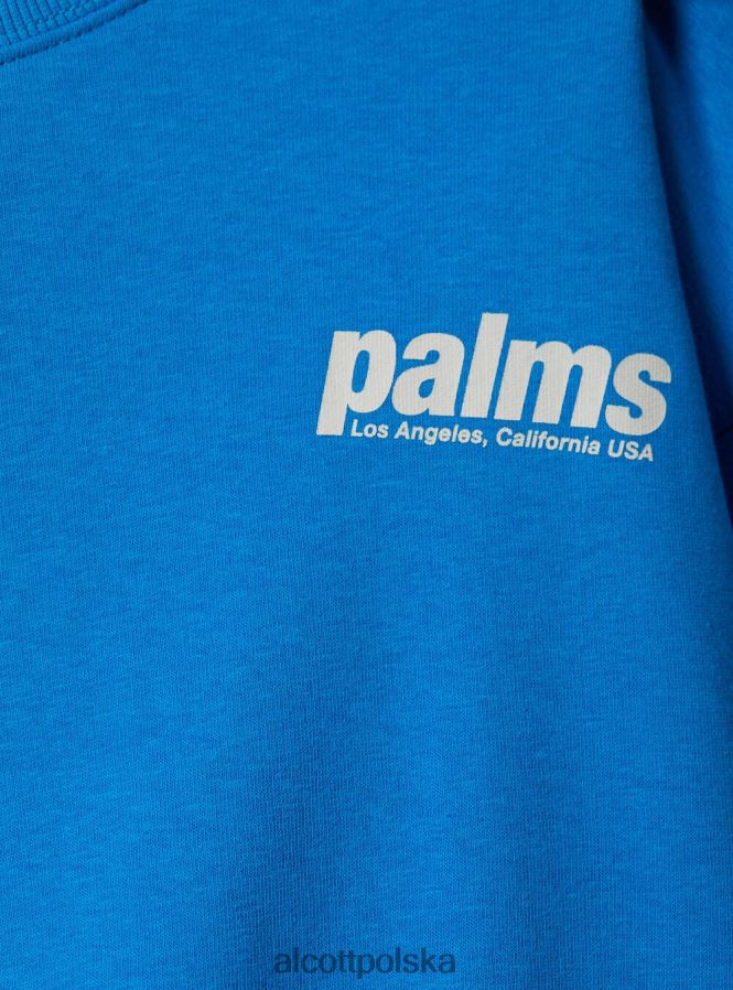 odzież Alcott krótka bluza z nadrukiem napisów bk1 czarny kobiety 2TXFF6119