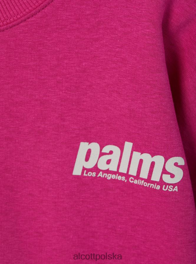 odzież Alcott krótka bluza z nadrukiem napisów bk1 czarny kobiety 2TXFF6356