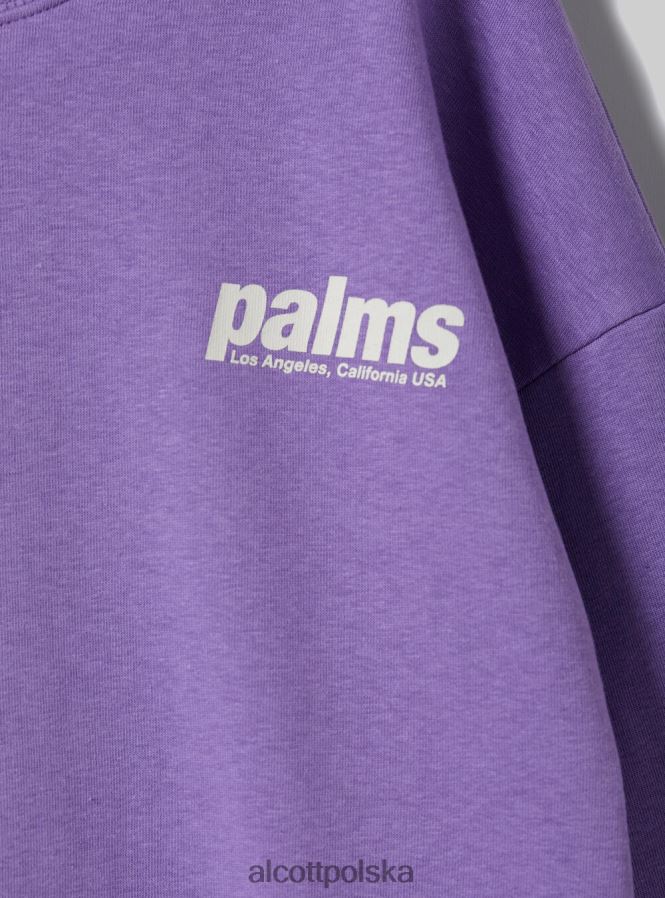 odzież Alcott krótka bluza z nadrukiem napisów bk1 czarny kobiety 2TXFF643