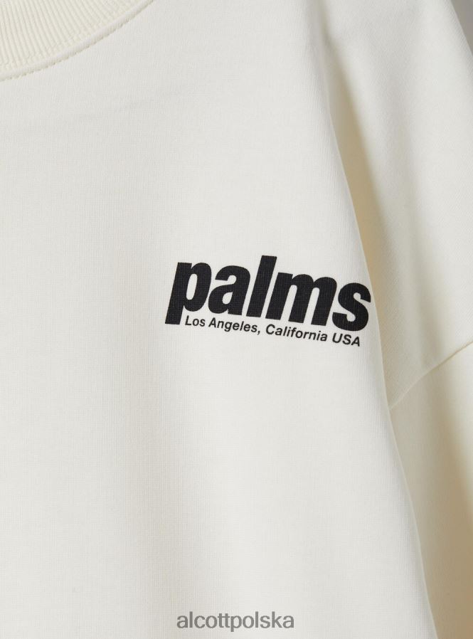 odzież Alcott krótka bluza z nadrukiem napisów bk1 czarny kobiety 2TXFF6485