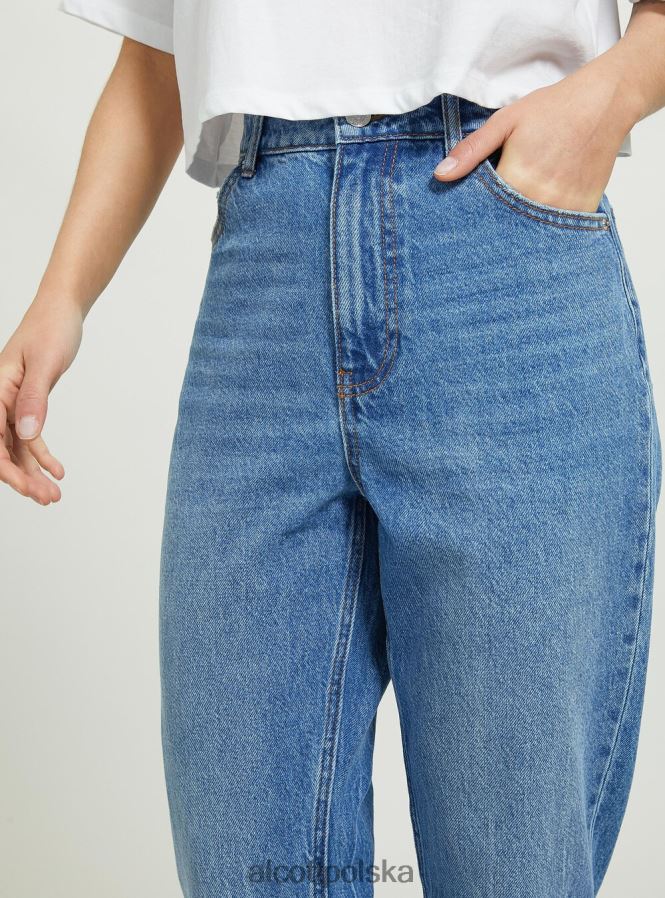 odzież Alcott Dżinsy typu mama d006 lazur kobiety 2TXFF6161