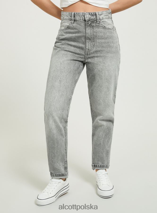 odzież Alcott Dżinsy typu mama d006 lazur kobiety 2TXFF6302