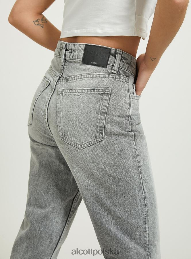 odzież Alcott Dżinsy typu mama d006 lazur kobiety 2TXFF6302