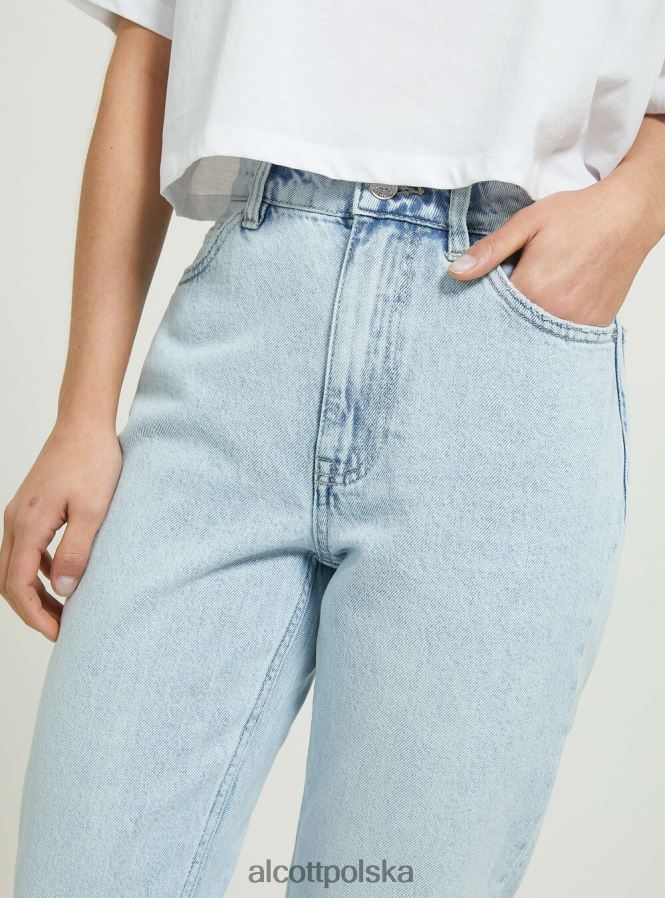 odzież Alcott Dżinsy typu mama d006 lazur kobiety 2TXFF6513