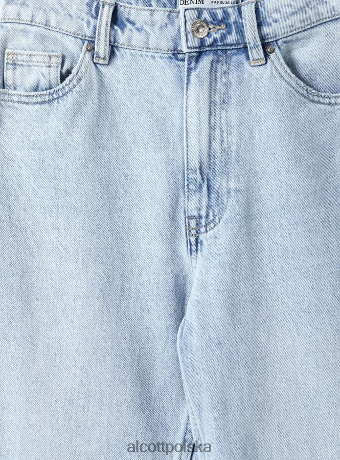 odzież Alcott Dżinsy typu mama d006 lazur kobiety 2TXFF6513