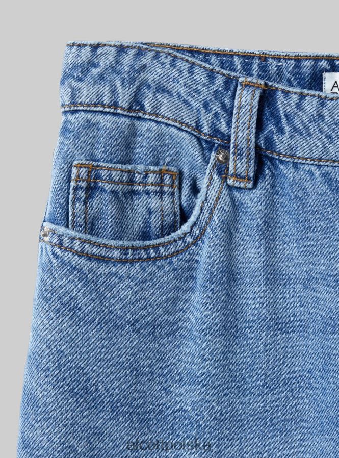 odzież Alcott Dżinsy typu mama d006 lazur kobiety 2TXFF654