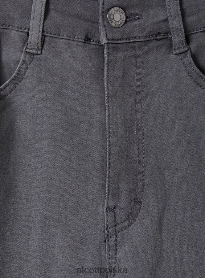 odzież Alcott Obcisłe jeansy z wysokim stanem d002 średni ciemnoniebieski kobiety 2TXFF6121