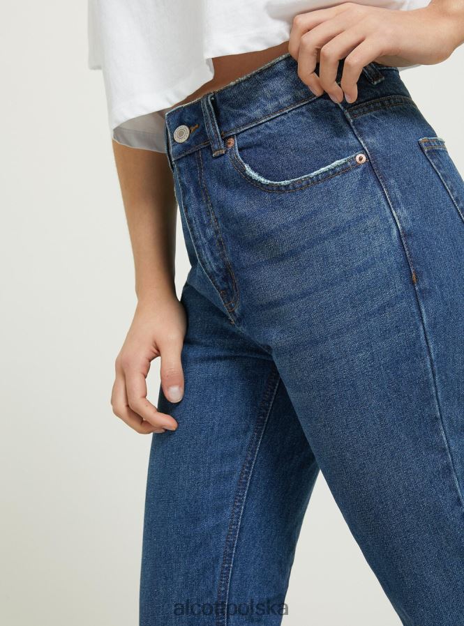 odzież Alcott dżinsy bootcut d006 lazur kobiety 2TXFF6358