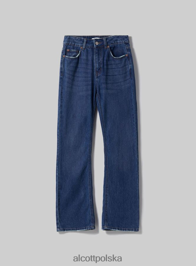 odzież Alcott dżinsy bootcut d006 lazur kobiety 2TXFF6358