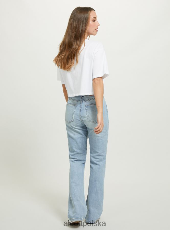 odzież Alcott dżinsy bootcut d006 lazur kobiety 2TXFF677