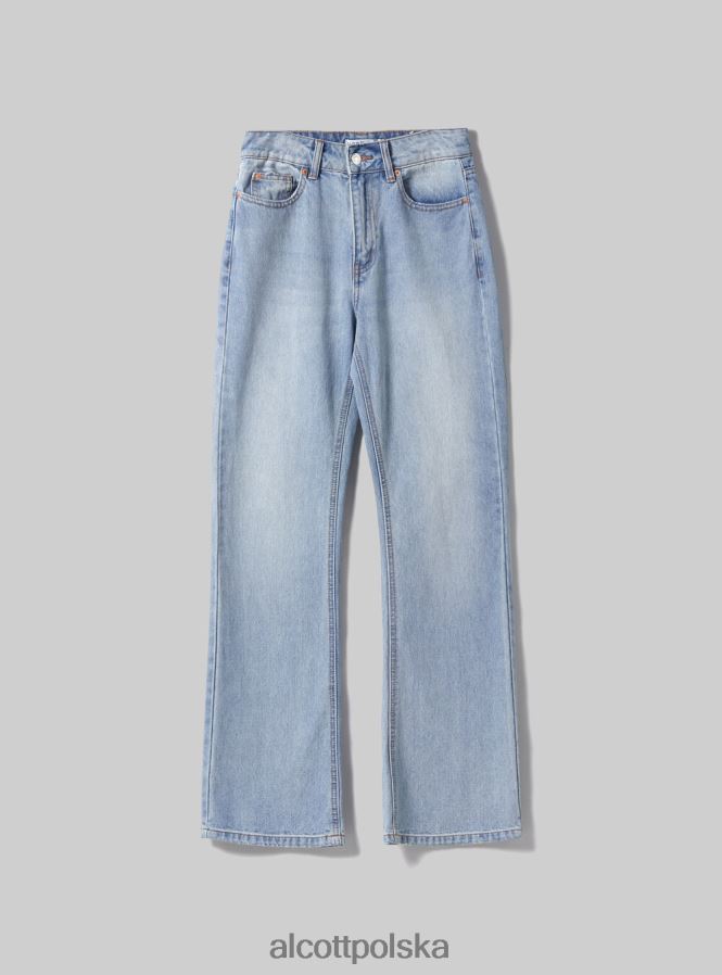 odzież Alcott dżinsy bootcut d006 lazur kobiety 2TXFF677