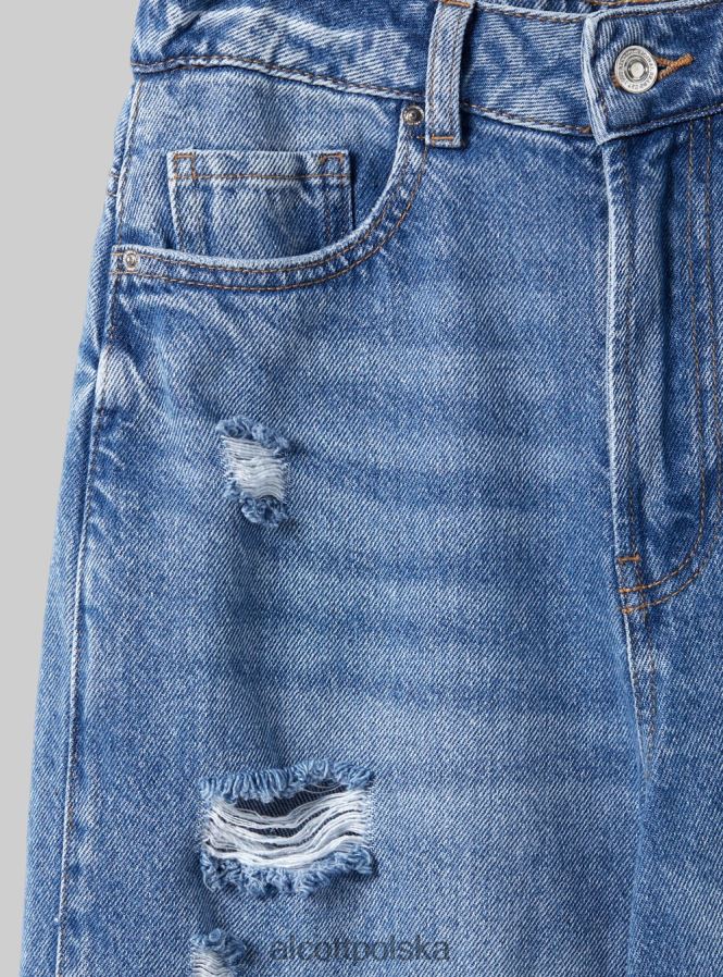 odzież Alcott dżinsy typu workowaty d003 średni niebieski kobiety 2TXFF6448