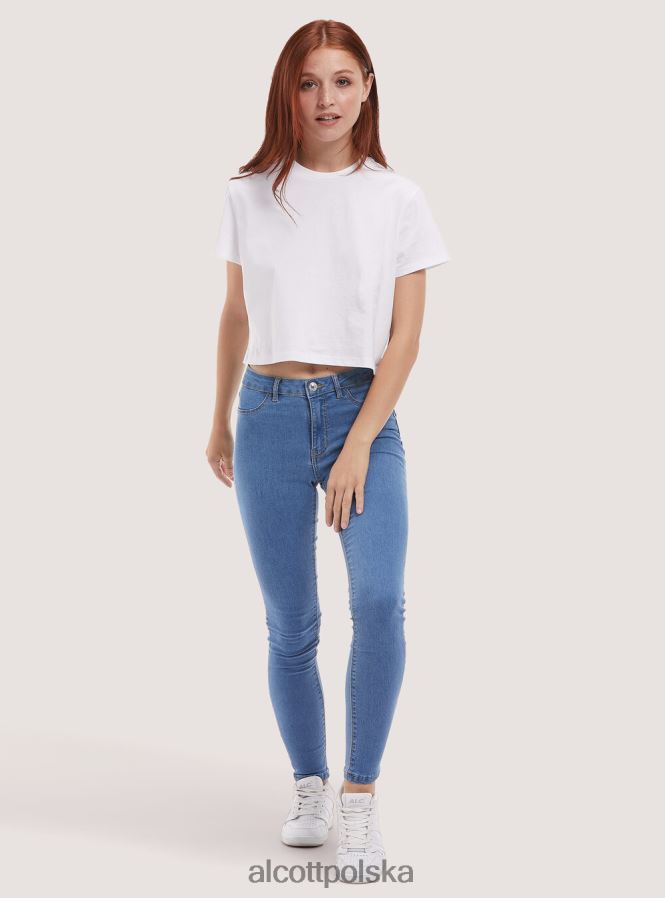 odzież Alcott jeansowe obcisłe jeansy d000 czarny kobiety 2TXFF669