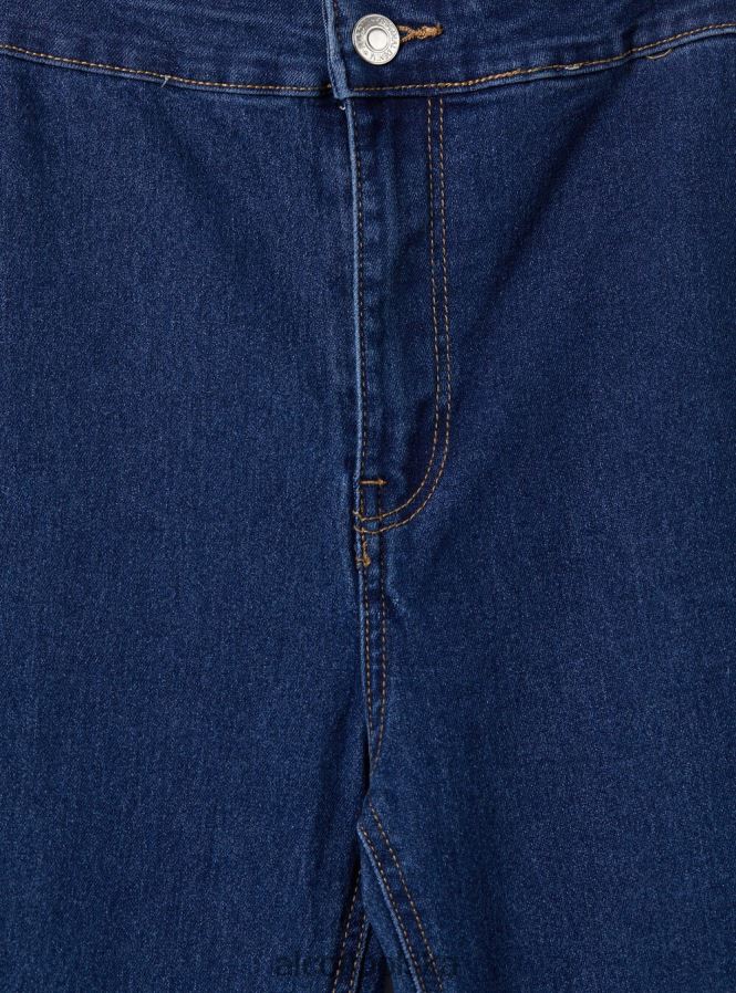 odzież Alcott jegginsy z rozszerzaną talią d002 średni ciemnoniebieski kobiety 2TXFF6487