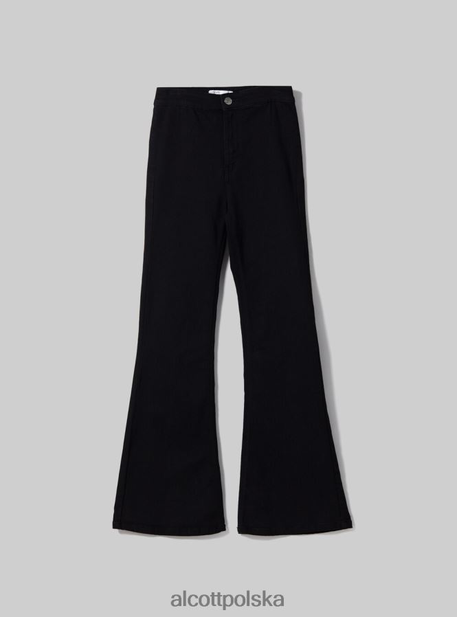 odzież Alcott jegginsy z rozszerzaną talią d002 średni ciemnoniebieski kobiety 2TXFF664