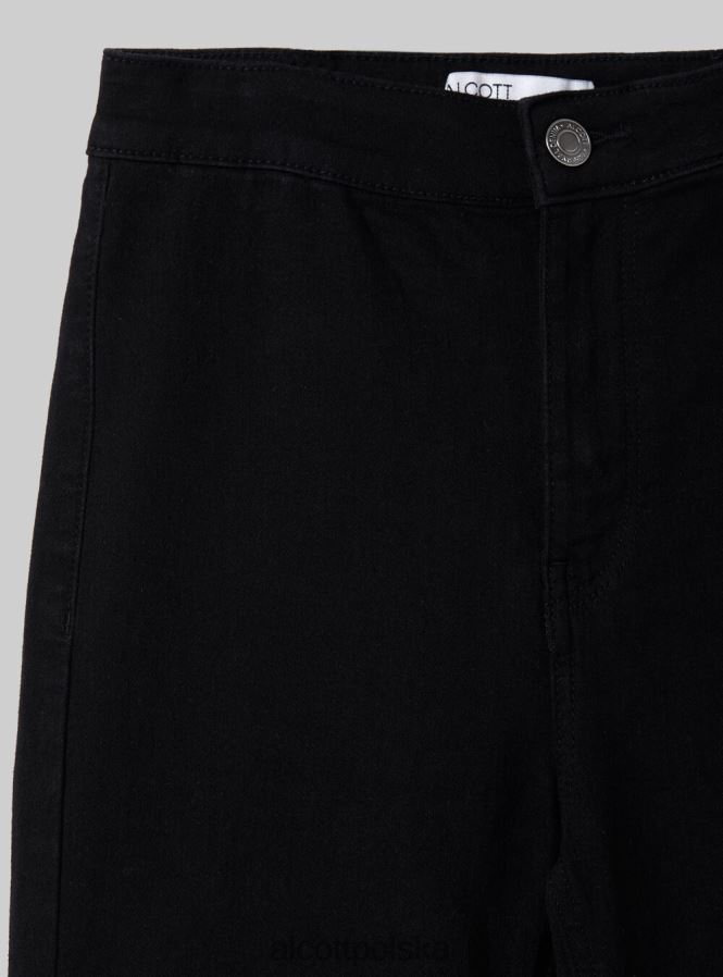 odzież Alcott jegginsy z rozszerzaną talią d002 średni ciemnoniebieski kobiety 2TXFF664