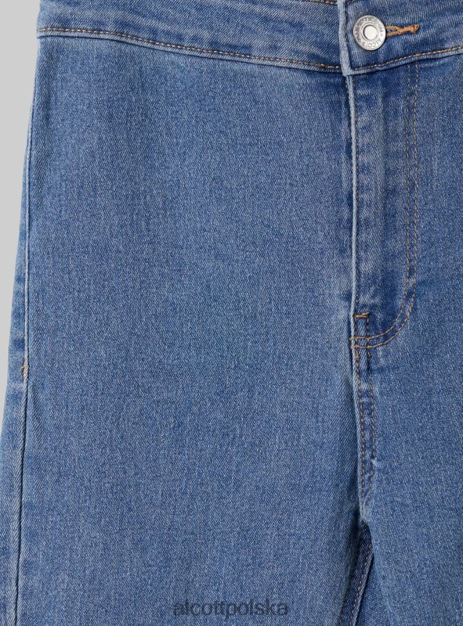 odzież Alcott jegginsy z rozszerzaną talią d002 średni ciemnoniebieski kobiety 2TXFF689