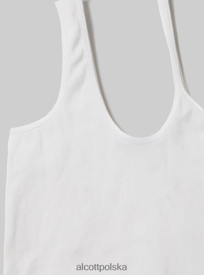 odzież Alcott asymetryczny, krótki top bk1 czarny kobiety 2TXFF6249