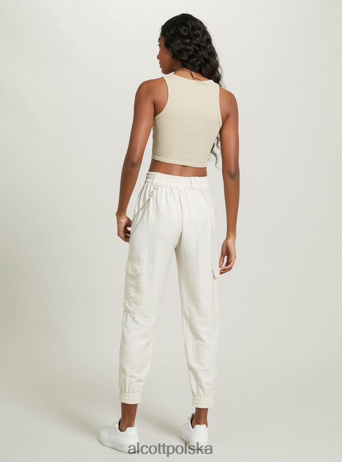 odzież Alcott krótki, bawełniany top bez rękawów bk1 czarny kobiety 2TXFF6179