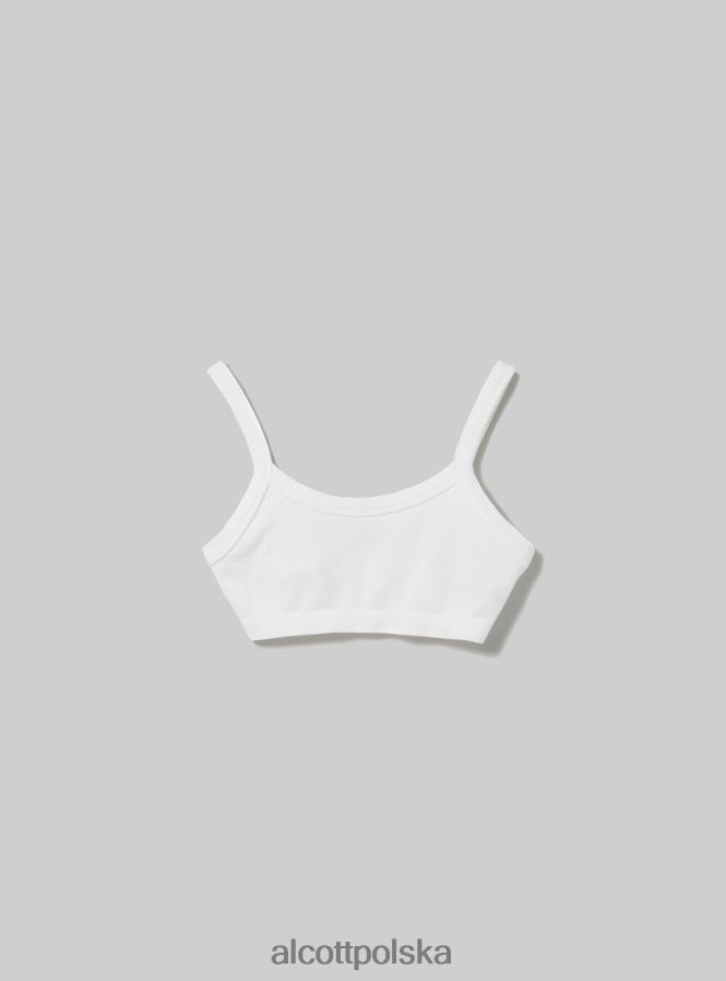 odzież Alcott prążkowany top biustonosza bk1 czarny kobiety 2TXFF6246