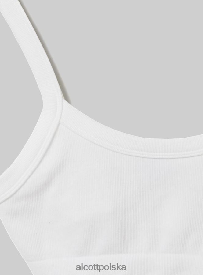 odzież Alcott prążkowany top biustonosza bk1 czarny kobiety 2TXFF6246