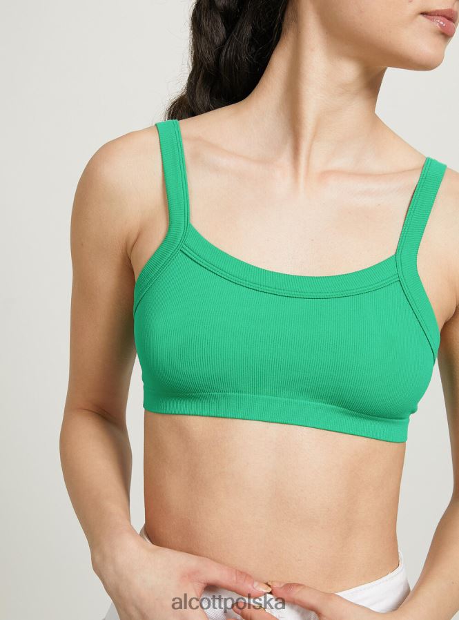 odzież Alcott prążkowany top biustonosza bk1 czarny kobiety 2TXFF6319