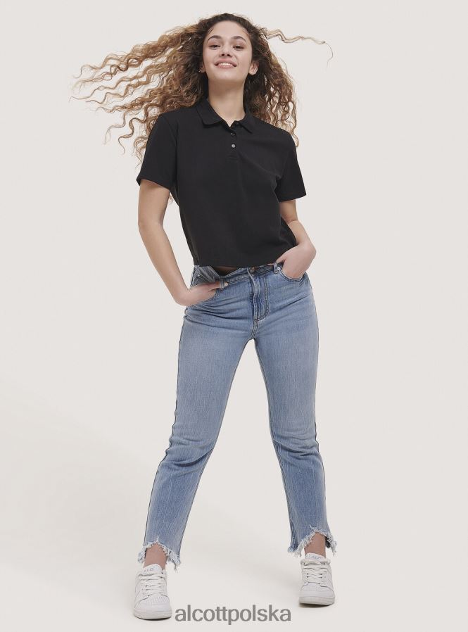 odzież Alcott koszulka polo o dopasowanym kroju biały kobiety 2TXFF6304