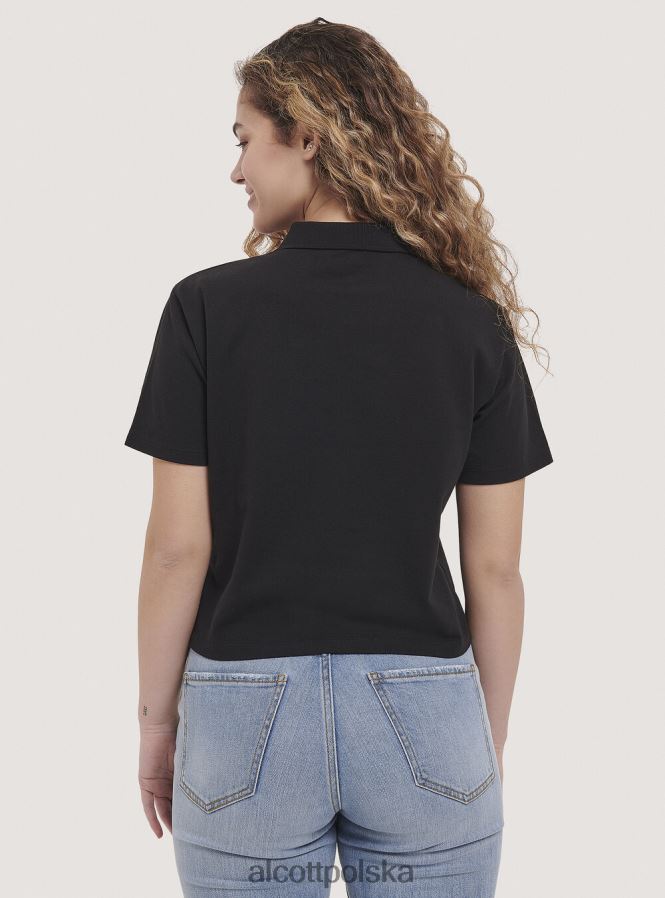 odzież Alcott koszulka polo o dopasowanym kroju biały kobiety 2TXFF6304