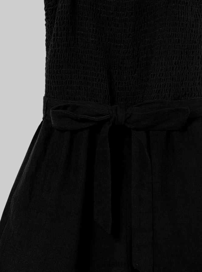 odzież Alcott Krótki kombinezon z domieszką lnu c0578 beż kobiety 2TXFF6166