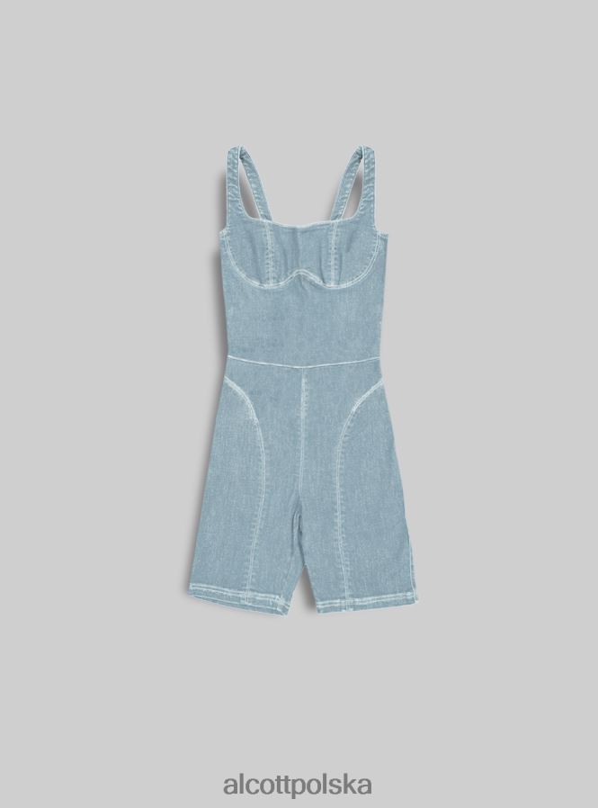 odzież Alcott krótki dżinsowy dres rowerowy d001 ciemnoniebieski kobiety 2TXFF6142