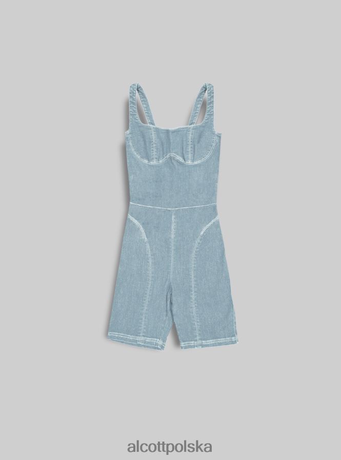 odzież Alcott krótki dżinsowy dres rowerowy d001 ciemnoniebieski kobiety 2TXFF6142