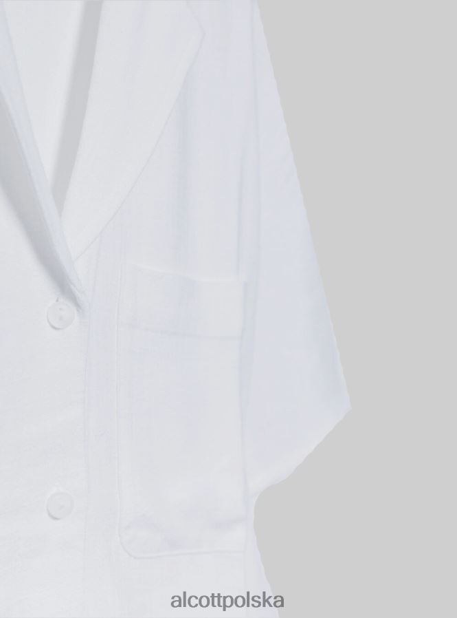 odzież Alcott Lniana koszula z krótkim rękawem pk3 różowe światło kobiety 2TXFF6396